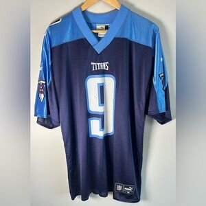 Vintage NFL Tennessee Titans Jersey Steve McNair #9 Football 90s Size M Puma USA